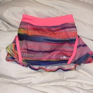 Champion pink and multiple colored skort size 8
